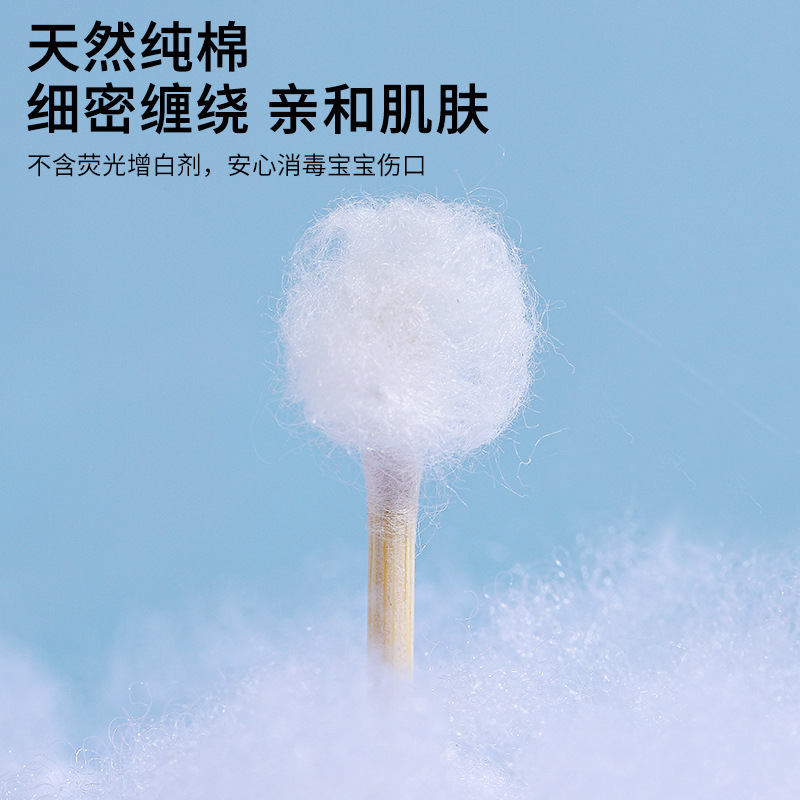 双頭綿棒使い捨て綿棒化粧を落として綿棒をきれいにする赤ちゃん綿棒家庭用木綿棒卸売り|undefined