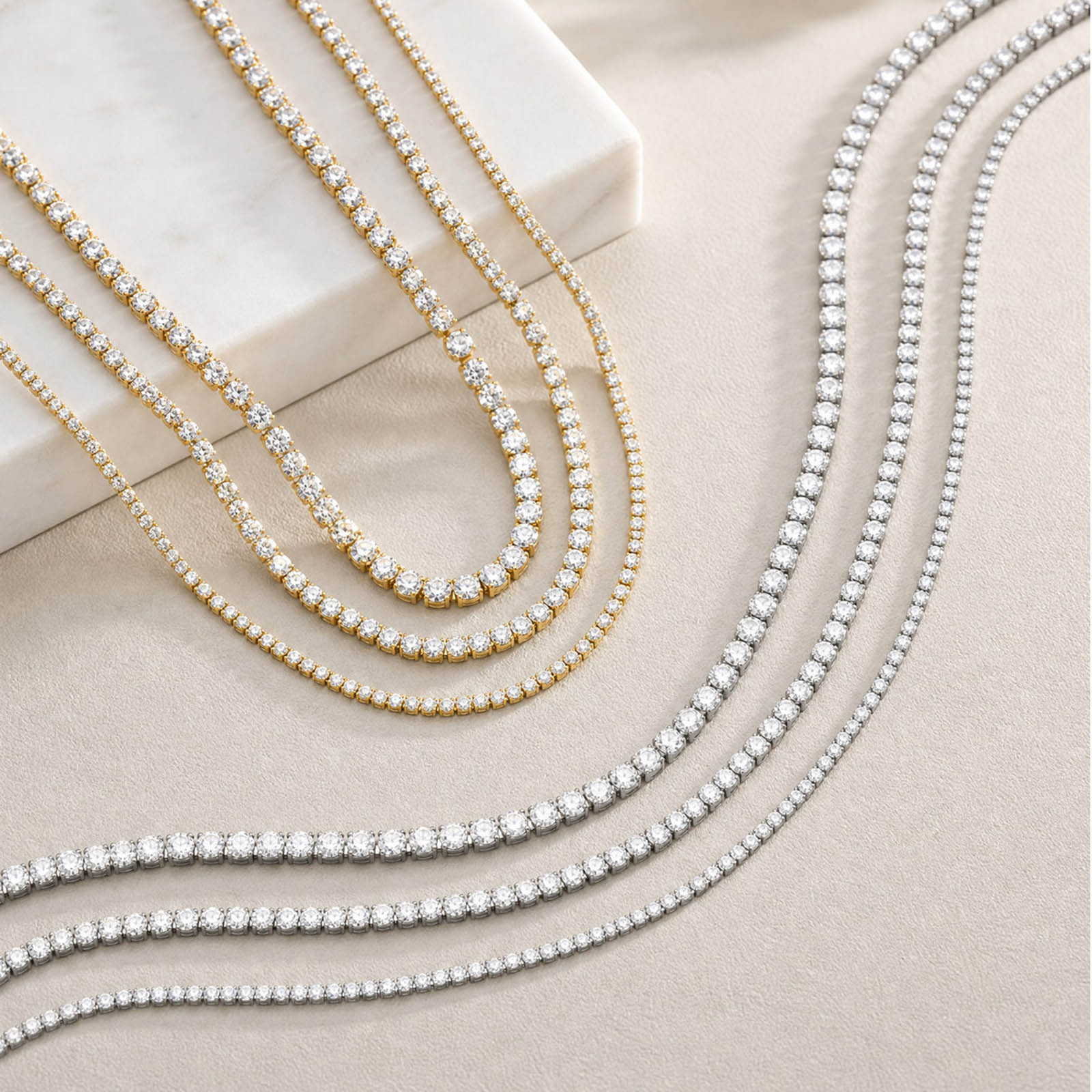 Stainless steel zircon chain Tennis Bracelet Gold female anklet titanium steel fashion personalized jewelry wholesale BR-1241