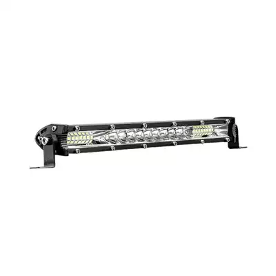 Car LED work light thin small single row 10 inch 90W hybrid light truck off-road vehicle light Middle Net Light (İşçi projektorları) - white-light-10-inches-78w