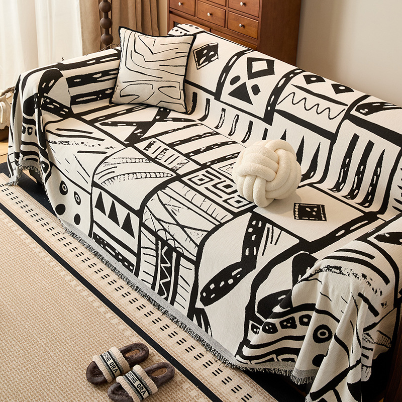 Sofá cubierta toalla integral in-wind sofá nórdico cubierta cubierta universal cubierta a prueba de polvo cuatro estaciones universal