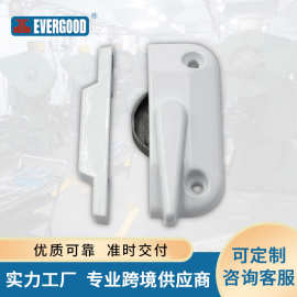 厂家直销窗户安全锁锌合金门窗月牙锁平移推拉窗锁五金配件