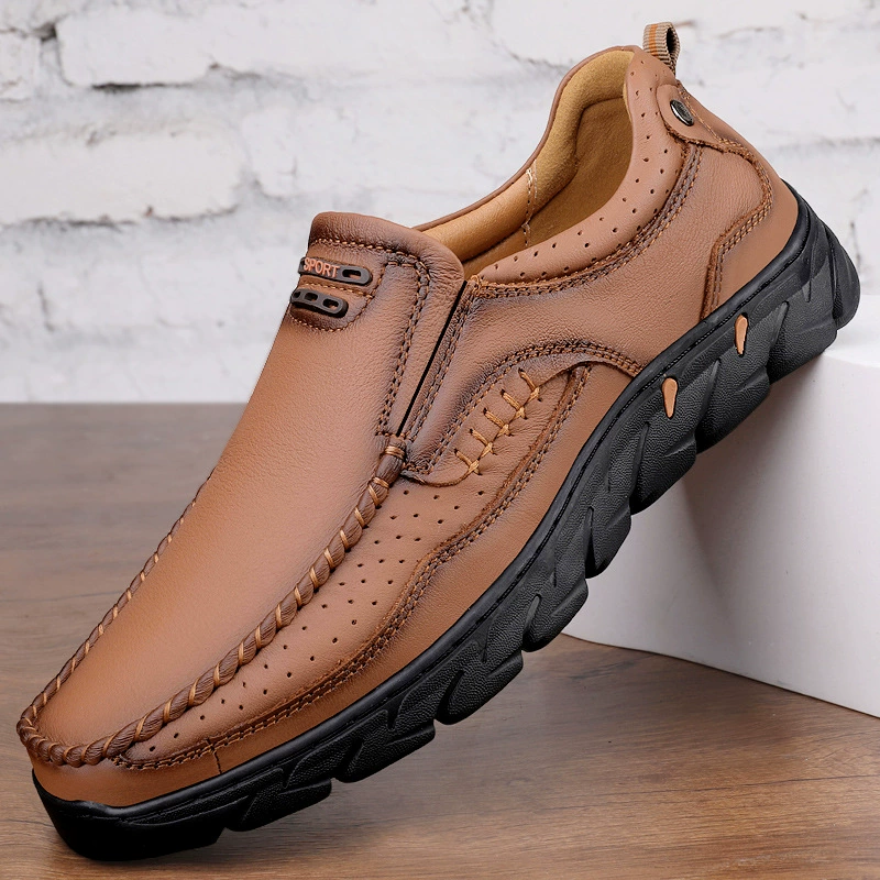 Footwear, men's sports shoes for leather shoes for leisure, cowhide