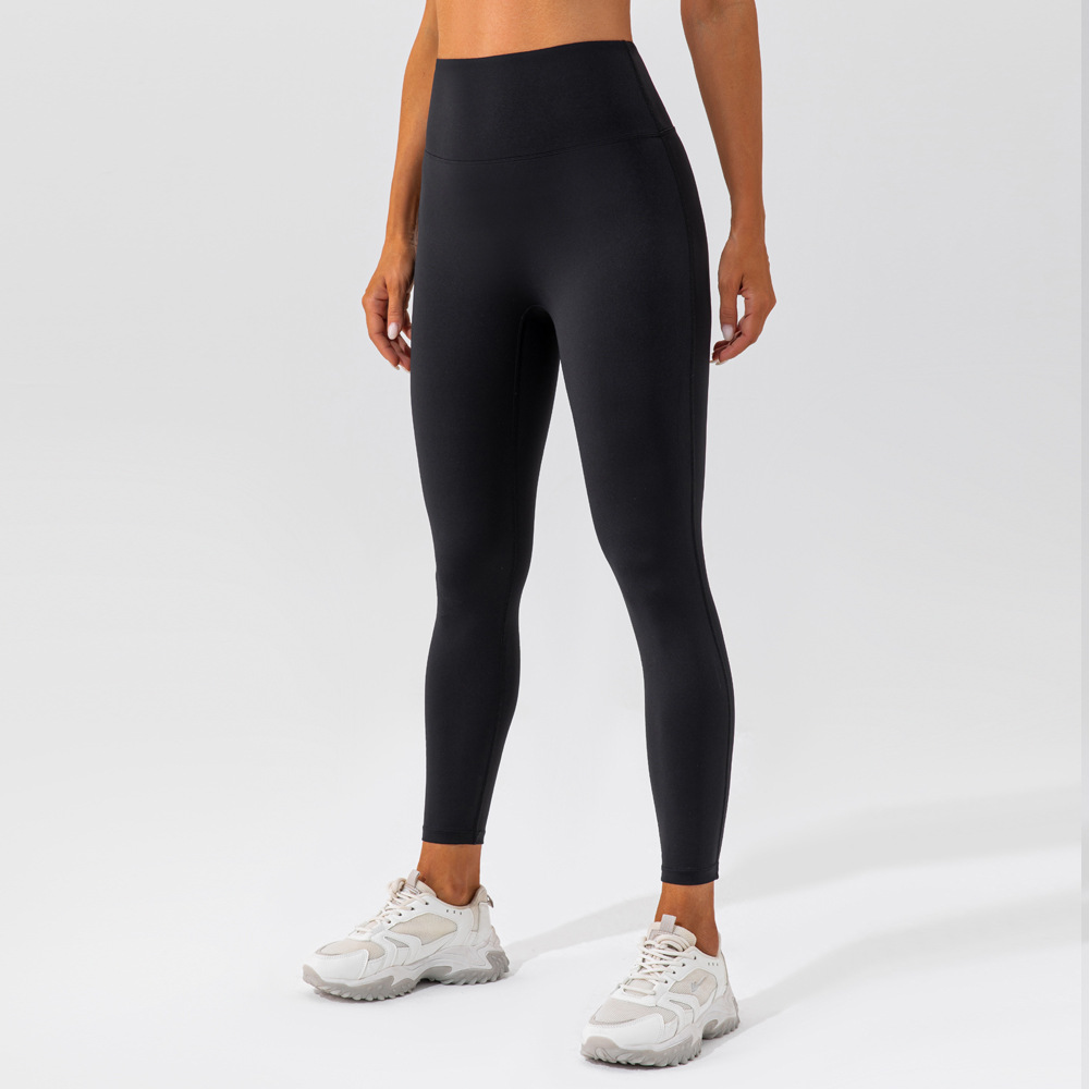 Pantalones de Yoga de Cintura Alta, Levanta Glúteos, para Correr al Aire Libre, Fitness, Sin Costuras, Sensación Desnuda, Ropa Deportiva Ajustada para Mujer