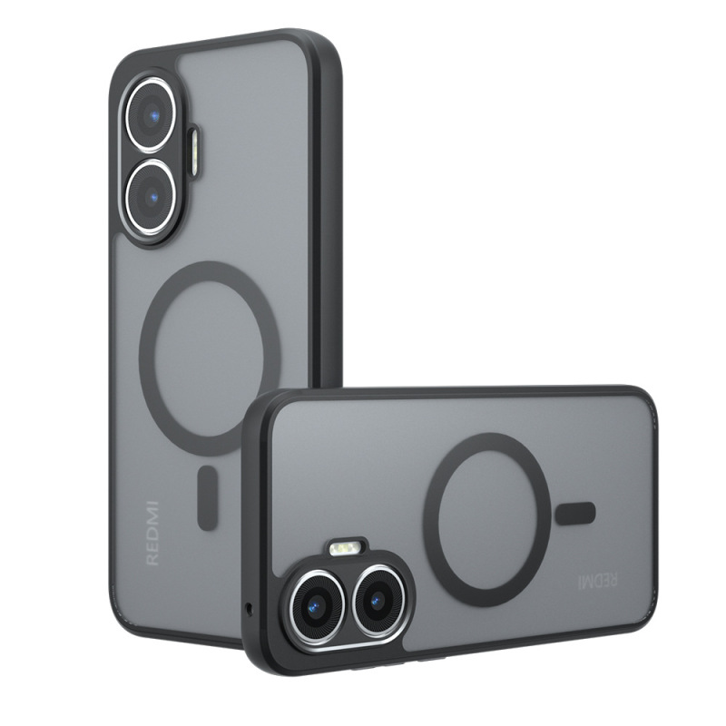 Xiaomi PocoF7 携帯電話ケース、奇甲エアバッグ、落下防止つや消しレッドライス Turbo4Pro 磁気吸引携帯電話ケースに適しています。|undefined