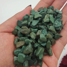 厂家供应海蓝绿石子 绿色石子 卵石机制水磨石 园林造景鱼缸铺面