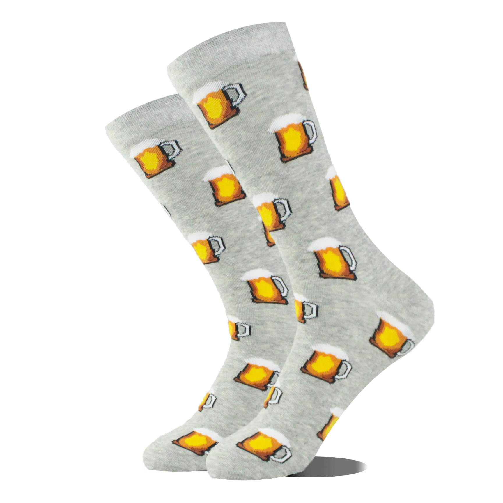 Unisex Simple Style Beer Hamburger French Fries Cotton Crew Socks A Pair display picture 4