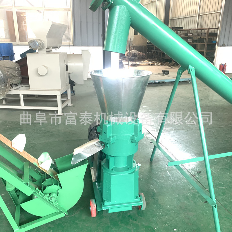 大理牛羊猪饲料颗粒机 畜禽养殖饲料造粒机 秸秆青草颗粒制粒设备