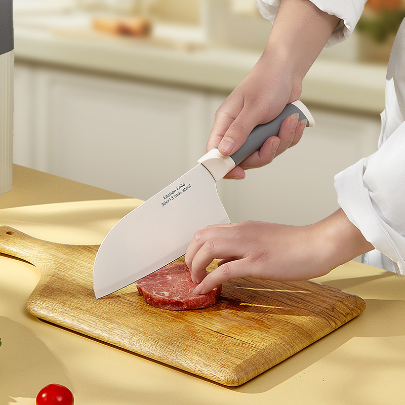 Cuchillo de cocina doméstico de acero inoxidable cuchillo de cocina cuchillo de cocina cuchillo de frutas cuchillo de huesos seis piezas