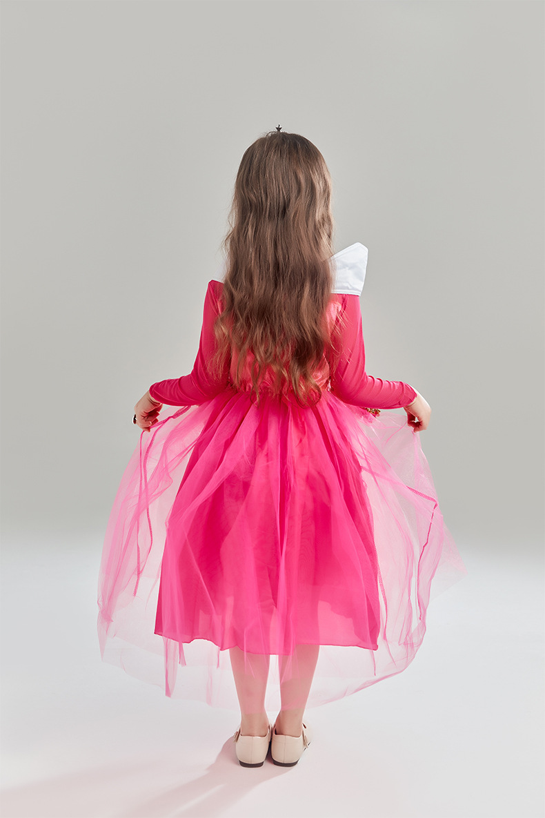 Weihnachten Mädchen Prinzessin Dornröschen Arlo Sophia Halloween Kinderkleidung Eis und Schnee Wunderbarer Rock_voghion.com