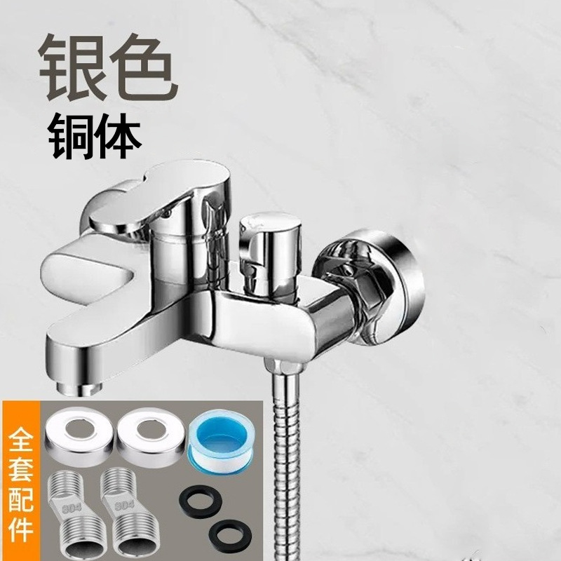 Válvula mezcladora de temperatura constante de cobre, ducha de bañera, grifo de agua fría y caliente, ajuste automático de temperatura, kit simple, venta al por mayor transfronteriza image 23