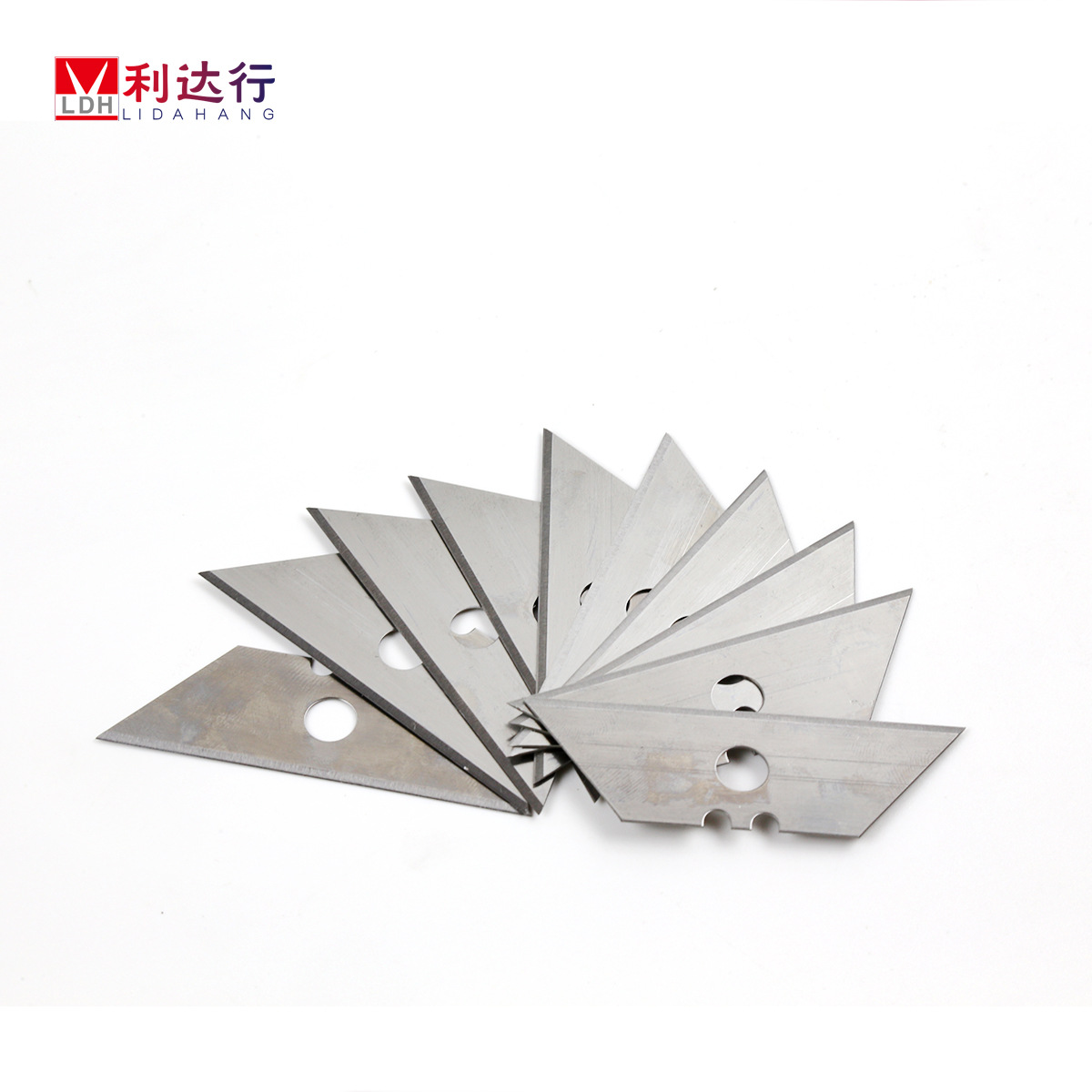 利达行剪刀LDH-C03梯形刀片 美工刀切割刀片 单面刀片 壁纸刀片