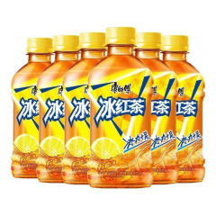 康师傅饮料冰红茶柠檬味茶饮品330ml*6小瓶水便携夏天暑假旅游