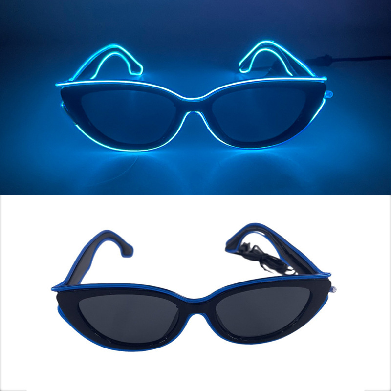 Marco negro + lente negra (luz azul oscuro)