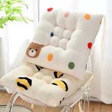 新款坐垫椅垫屁股垫大学生牛奶绒加厚板凳教室座垫毛绒板凳子软垫