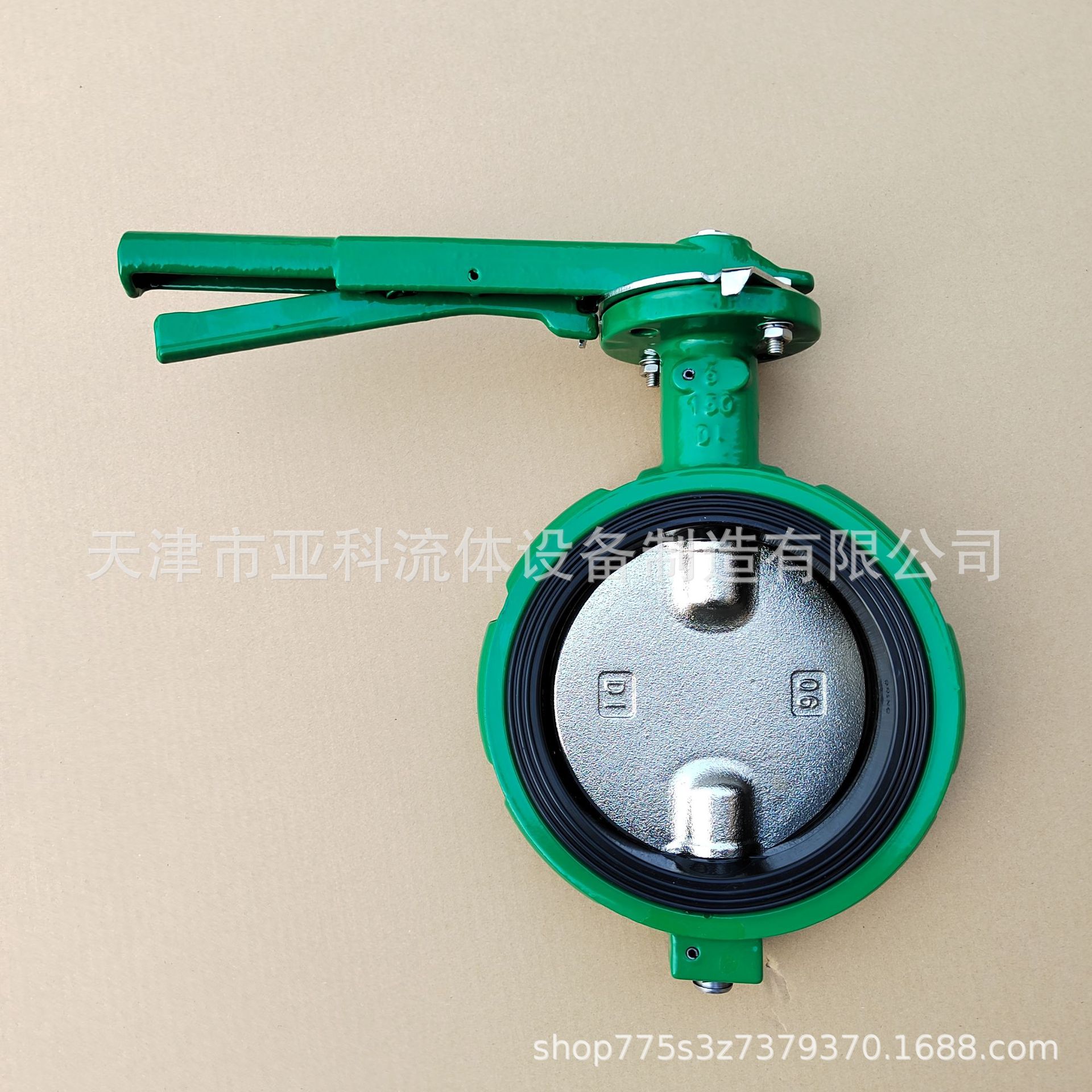 球墨铸铁美标石油罐车手动蝶阀    美标无耳蝶阀 250PSI