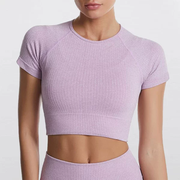 Purple, with short sleeve