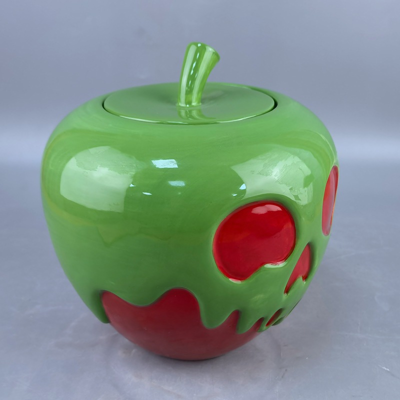 Poison Queen Ceramics Halloween Ghost Festival Tarro de dulces Adornos Taza de madrastra Usura Fun Cartoon Creativo Tarro de galletas