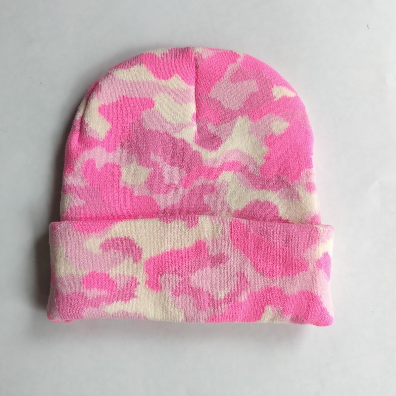 Gorro de Punto Jacquard de Acrílico Térmico, Cortavientos y Plegable para Exteriores e Invierno