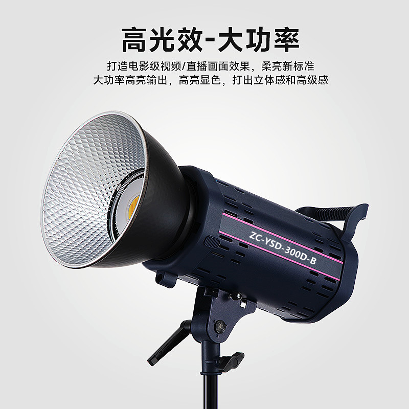 300W temperatura monocromática atenuable fotografía de transmisión en vivo iluminación complementaria de disparo de video de cine y televisión sala de transmisión en vivo conjunto de lámparas al por mayor