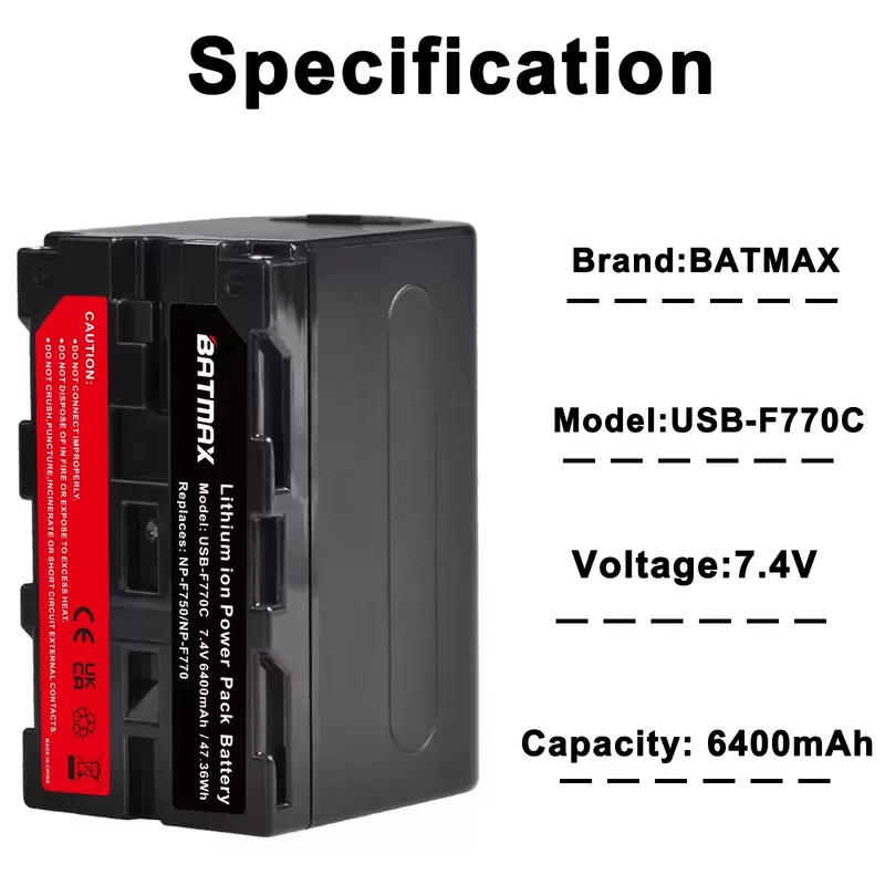 Аккумулятор для камеры NP-F770C, батарея для CCD-TR917 TR940 TRV101 TRV215 TRV25