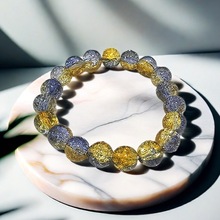 超仙悟空蓝爆花碎花琉璃手链甜美多色款百搭盘玩跨境电商串珠手串