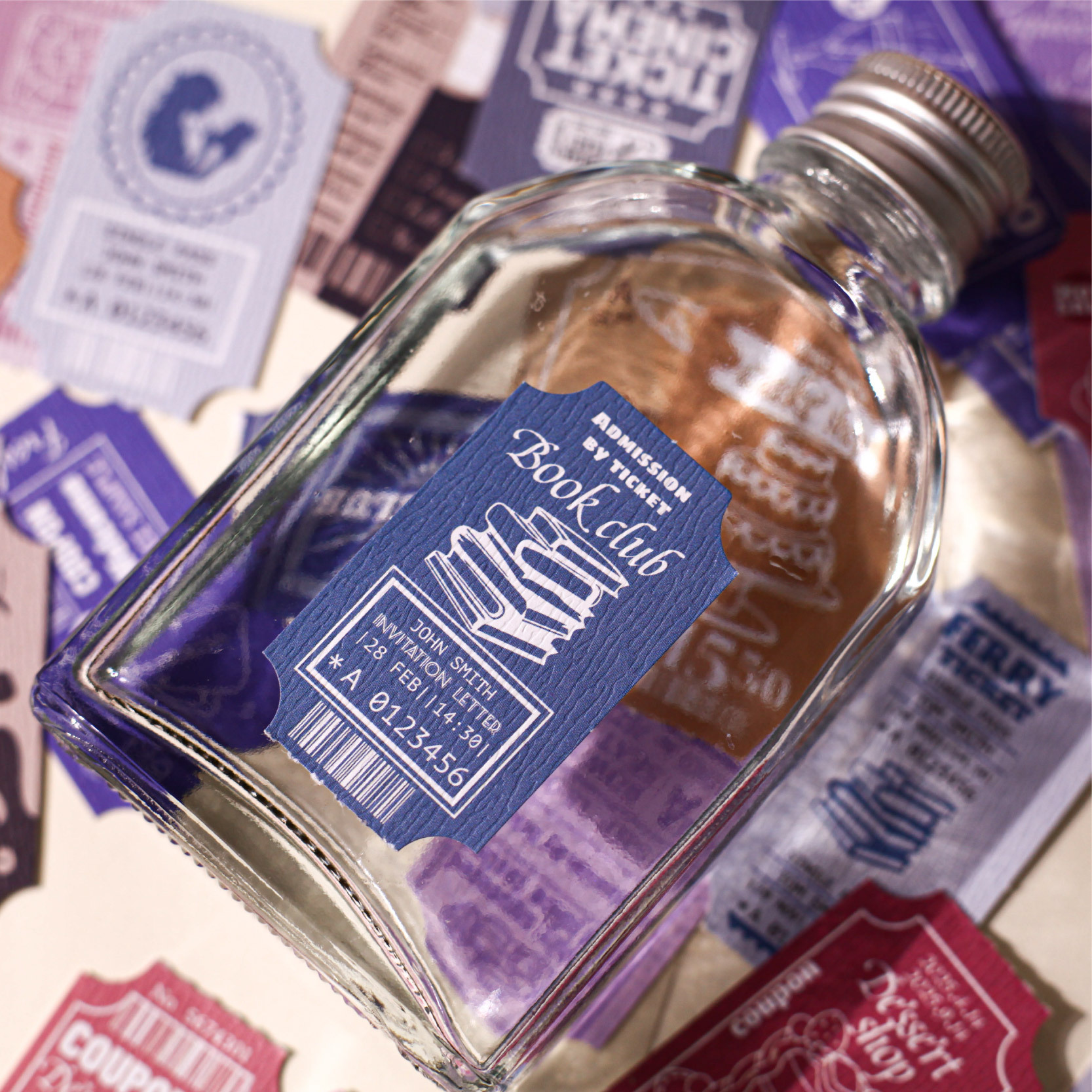 Paquete de pegatinas de Retro Story Serie de facturas Calcomanías de contabilidad de bricolaje para estudiantes Material de decoración Paquete de pegatinas de película de corte