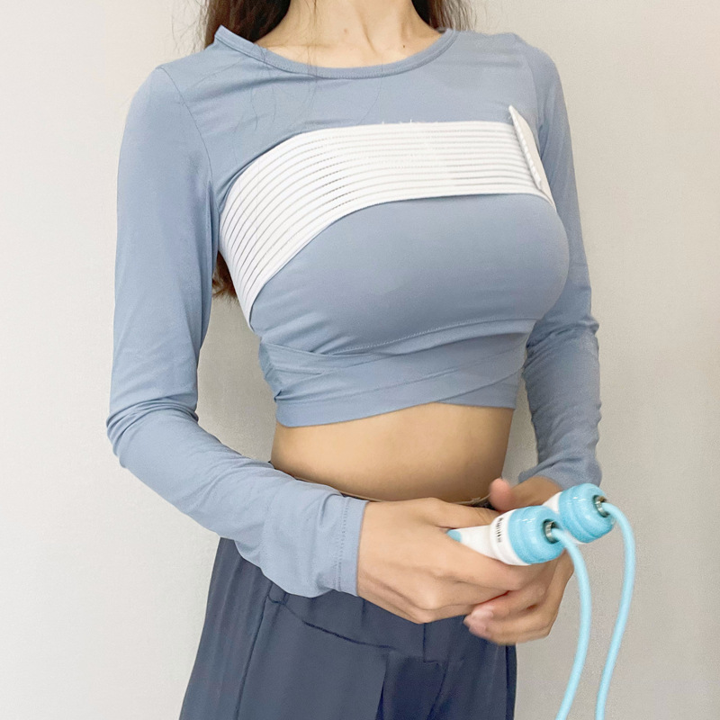 Correas para saltar la cuerda, correas para el pecho, vendas, protectores de pecho, estabilizadores de pecho, corsés grandes para el pecho, equipo de fitness a prueba de golpes.