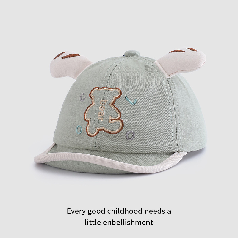 Ojos de antena sombrero para niños sombrero de goma suave sombrero de lengua para bebés casuales sombrero de hip-hop plano sombrero de dibujos animados sombrero para bebés 48CM