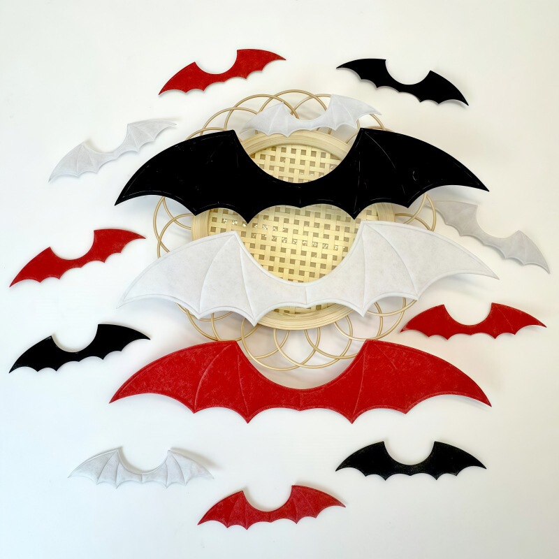 Felt Cloth Devil Bat Wings DIY Handmade Accessories Halloween Costume Vampire Hairpin Decoration Material Felt Cloth Devil Bat Wings DIY Handmade Accessories Halloween Costume Vampire Hairpin Decoration Material