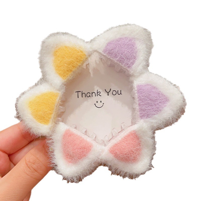 Felpa para niños oreja de gato pequeño clip de rasguño Linda niña frente tridimensional flequillo clip niña clip lateral horquilla accesorios para el cabello