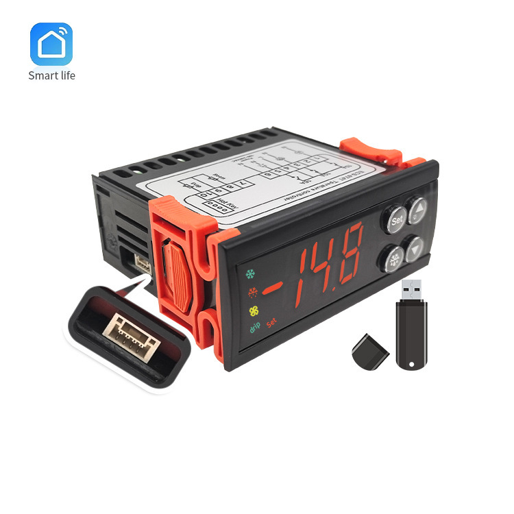 Temperature Controller Ecs-974T Wifi Remote Control Tuya Function Defrosting Fan Refrigeration Drip