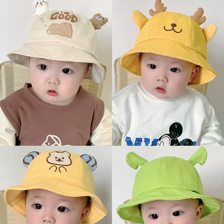 Детская Солнцезащитная шапка Весенне-осенняя тонкая летняя детская Солнцезащитная шапка для мальчика, милая шапка для бассейна, шапка рыбака для девочки