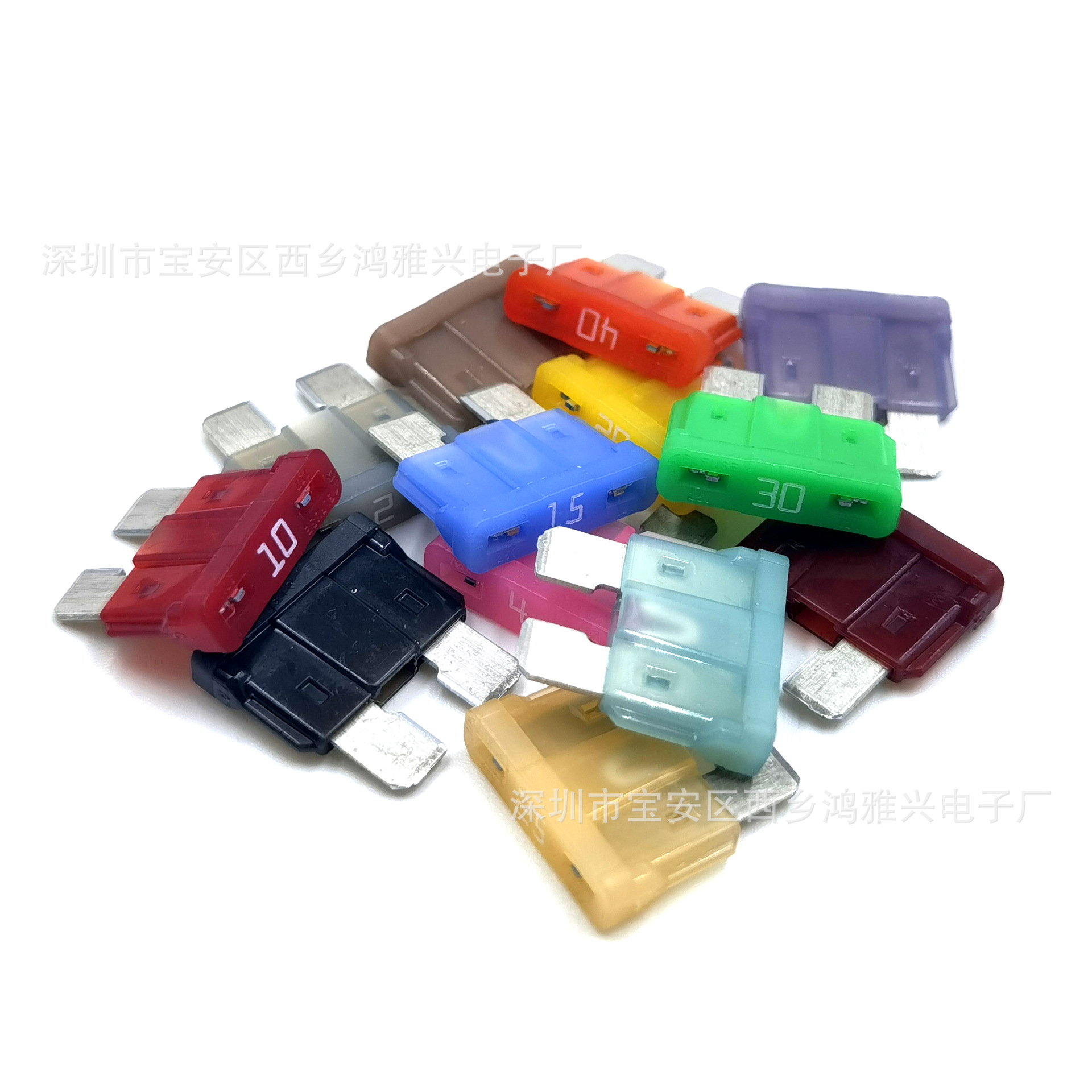 力特0287汽车保险丝插片车用中号 5A 15A 20A 30A 40A 汽车保险片