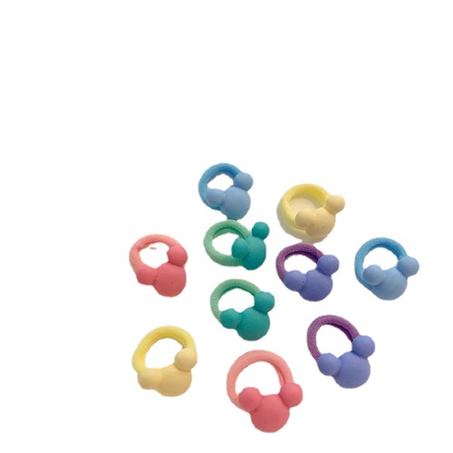 Little girl's cute hair tie infants and toddlers' hair rubber band children's high elasticity does not hurt the hair rope rubber band