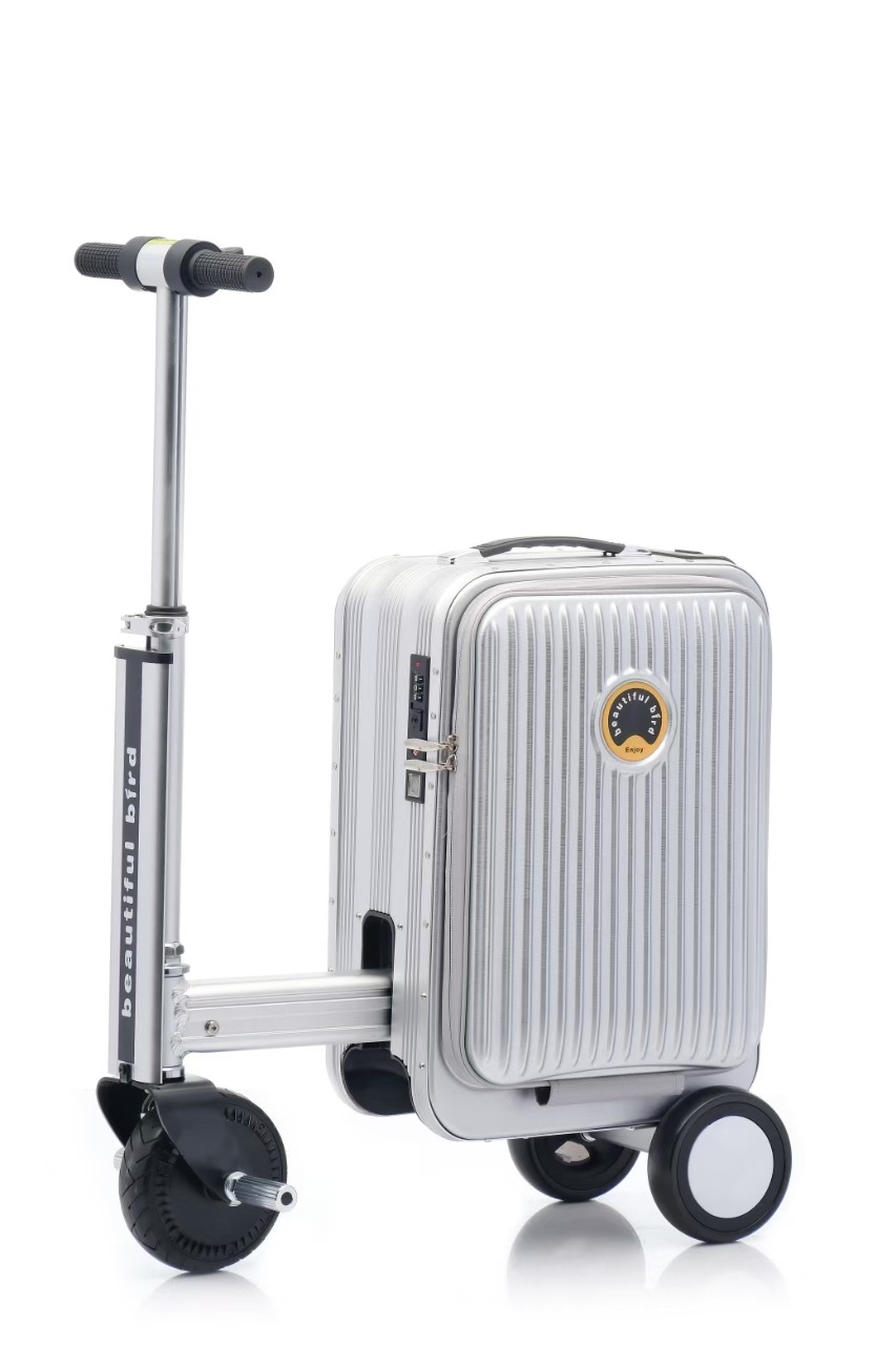 Equipaje inteligente, maleta eléctrica telescópica, maleta de embarque de 20 pulgadas, maleta de viaje inteligente, maleta de scooter