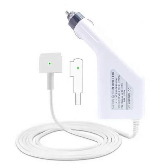 85w5 pin T-type Magsafe2 car charger suitable for Apple laptop Macbook 60W
