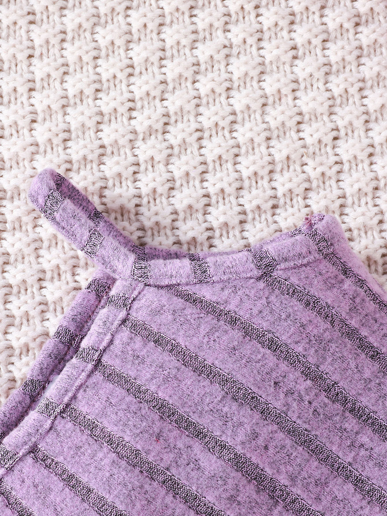 Mädchen Strickoberteil Und Rock Set Langarm Herbst Outfit_voghion.com