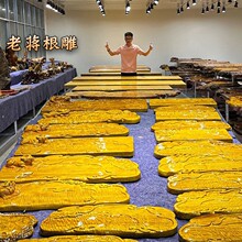 根雕整块金丝楠木茶盘天然实木功夫排水茶海原木简约家用茶具