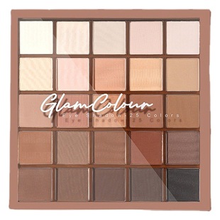 Magic color 25 color eyeshadow plate matte earth color long-lasting makeup is not easy to take off makeup all-matching easy to smudges eyeshadow plate