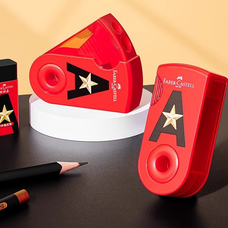 Alemania Pfizer 1827 doble agujero lápiz de corte de campo de juego victorioso equipo afilador de lápiz de corte de corte de lápiz para estudiantes