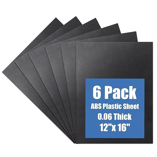 Abs塑料片柔性冲击强度高拉伸家居装饰和工艺品的可塑塑料DIY材料