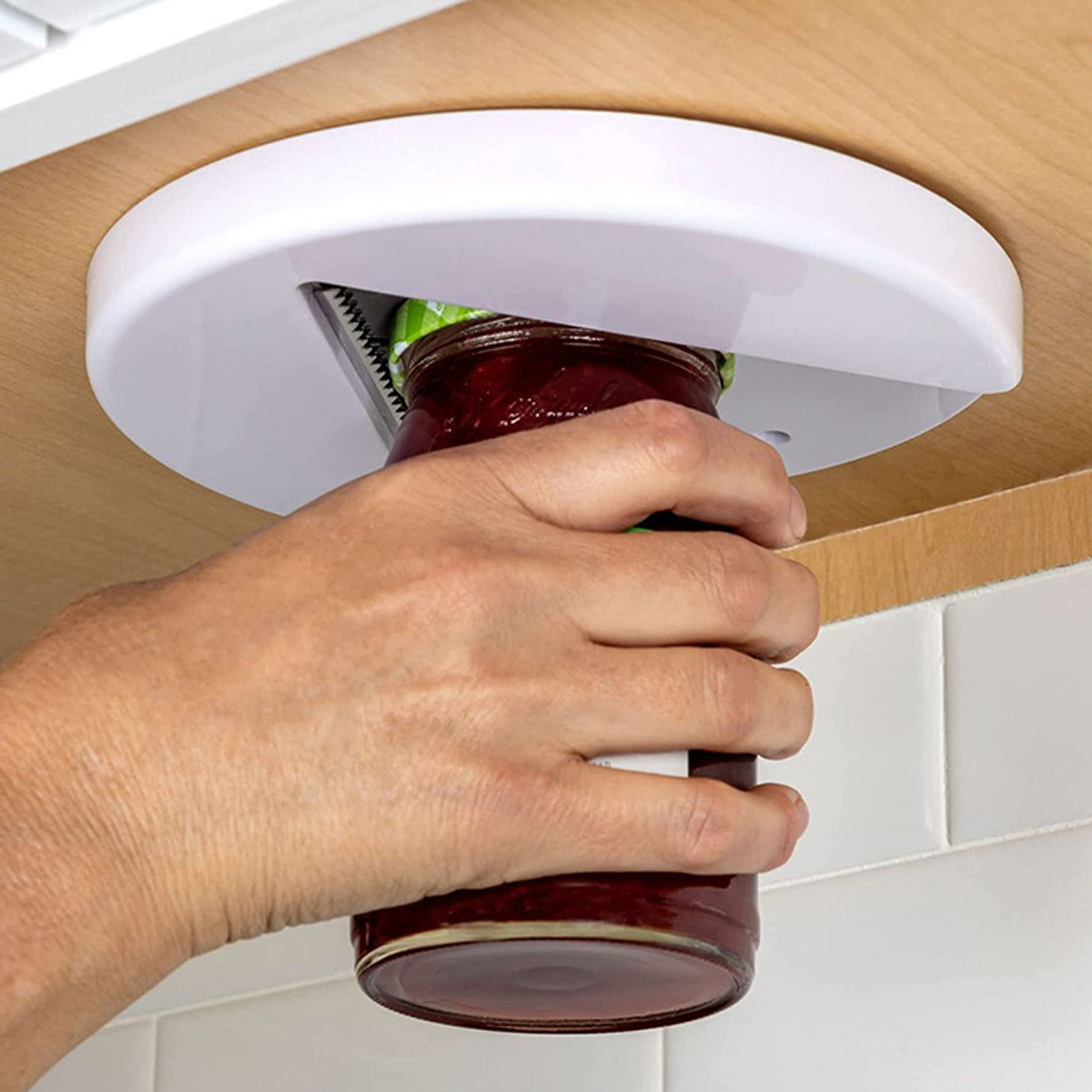 (2개) 국경 간 라운드 캔 병 오프너 병 오프너 유리 뚜껑 오프너 음료 로터리 캔 오프너