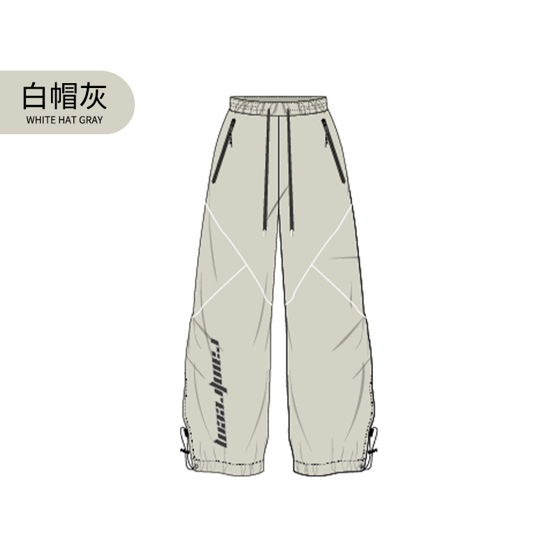 흰색 모자 회색