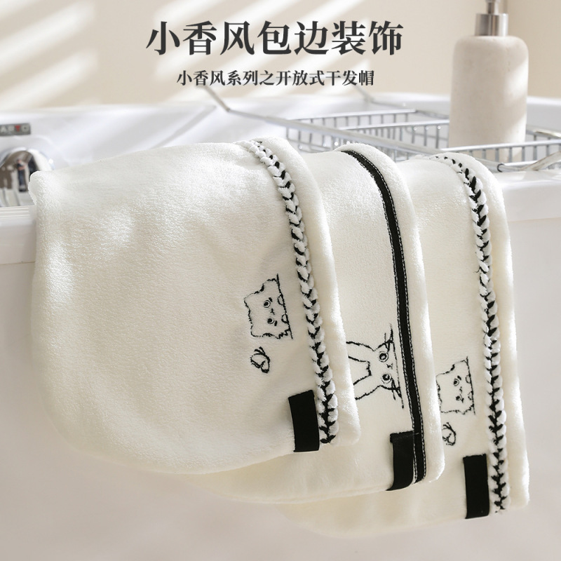 新款干发帽女吸水速干加厚超强吸水浴帽擦头发毛巾浴室干发巾批发|undefined