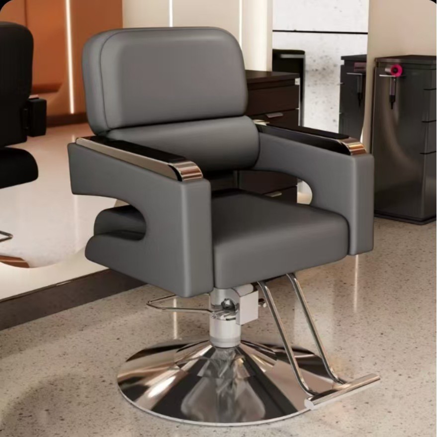 Sillón de peluquería, sillón de salón moderno, sillón de peluquería sencillo, sillón para cortar el pelo, sillón especial para permanente y tinte de salón, sillón de salón de belleza, uso comercial de alta gama.