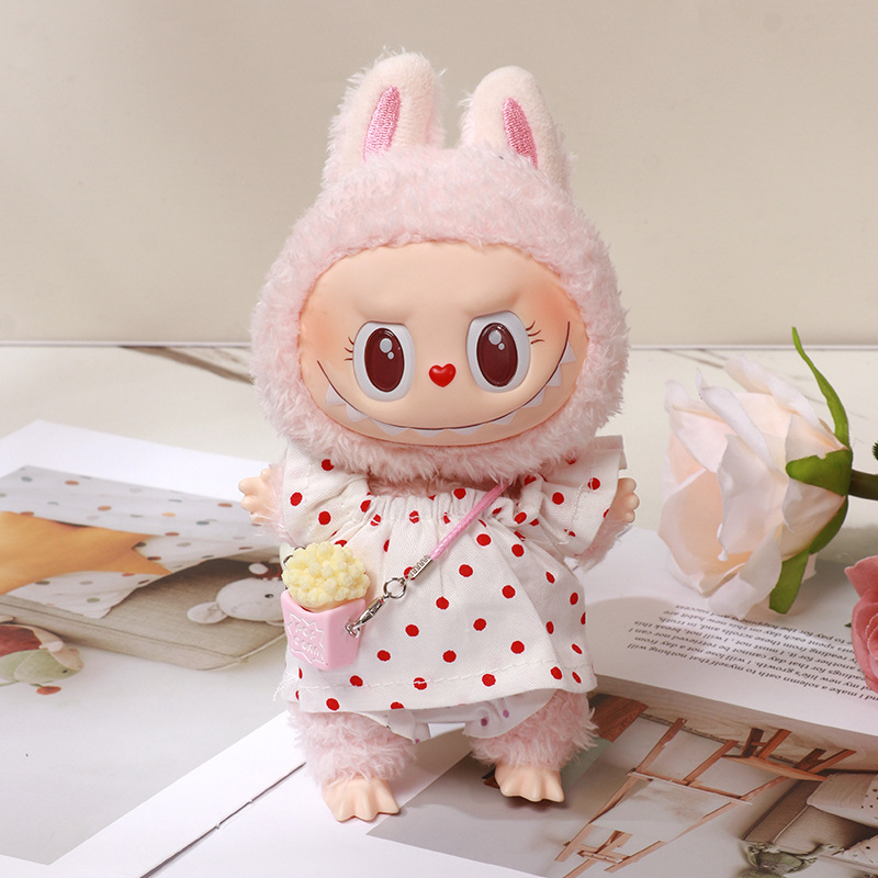 ラブブベビー服ドレス新製品はラブブ人形周辺機器を着用できますかわいい着替えぬいぐるみ服卸売|undefined