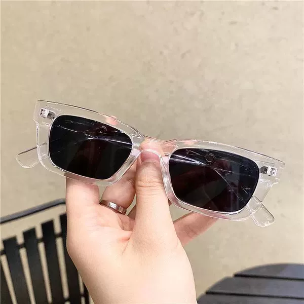 Transparent box black gray film