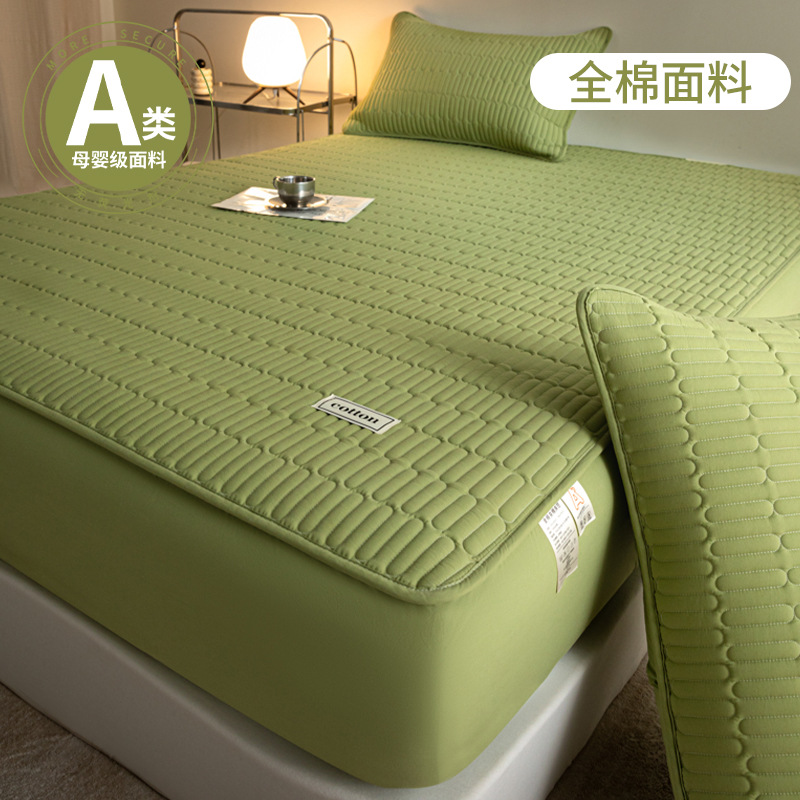 Nueva sábana de cama de algodón de una sola pieza funda de sábana cubierta protectora de colchón Simmons nueva temporada universal