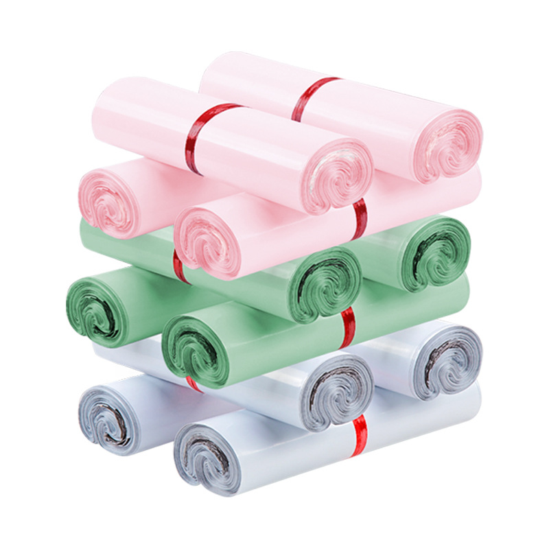 Bolsa de embalaje expreso en stock espesado degradable e-commerce logística ropa bolsa de embalaje fábrica al por mayor color expreso bolsa de embalaje