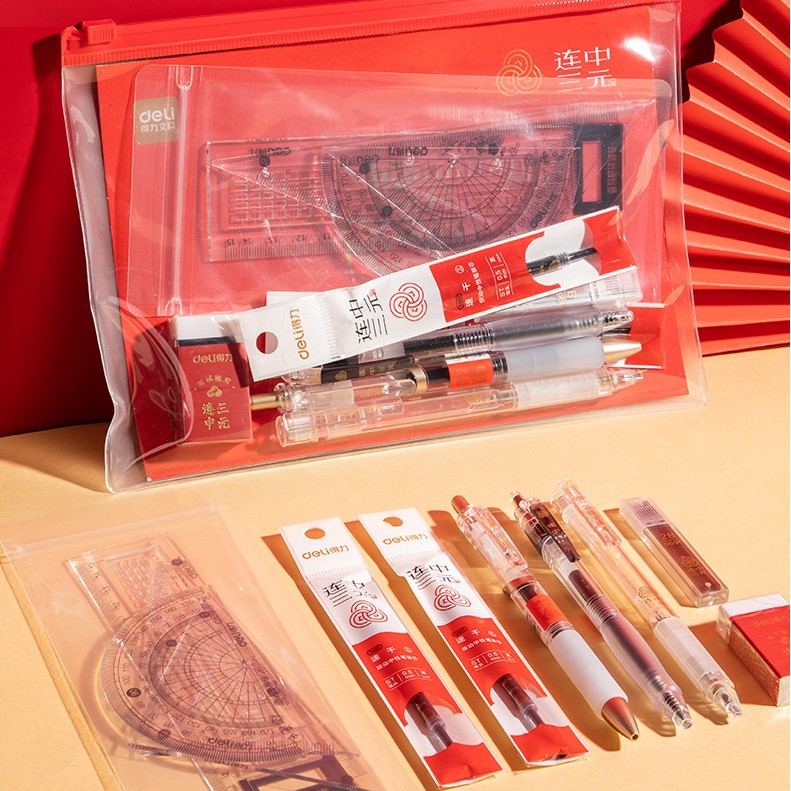 得力2b考试涂卡笔答题卡考试套装中考高考铅笔考研公务员考试二建